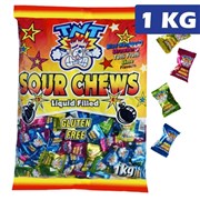 TNT Sour Chews Liquid Filled 1kg