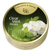 Cavendish  Harvey  Clear Mint Drops 200g