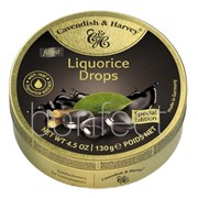 Cavendish  Harvey  Liquorice Filled Drops 130g