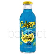 Calypso 473ml Glass Bottle Ocean Blue Lemonade  12 Pack
