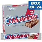 3 Musketeers Chocolate Sharing Size Candy Bars 78g  24 Pack