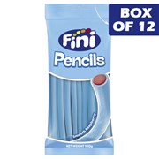 Fini Smooth Blue Raspberry Pencils 100g  12 Pack