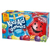 KoolAid Jammers Drink Tropical Punch 10 Pack