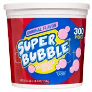 Super Bubble Original Bubble Gum Tub 300 Pieces