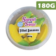 Sweet N Sour Tub  Gummi Banana 165g