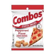 Combos Pepperoni Pizza Cracker Baked Snacks 178g  12 Pack