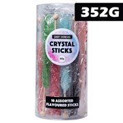 Crystal Candy Sticks Assorted 16 Pack
