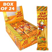 Sour Power Candy Straws  Mango 50g  24 Pack