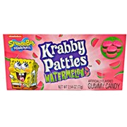 Spongebob Krabby Patties Watermelon Movie Theater Box 72g  12 Pack