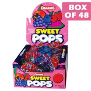 Charms Blow Pop Assorted Sweet Pops Lollipop 48 Pack