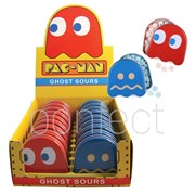PacMan Ghost Sours Candy Tin 34g  18 Pack