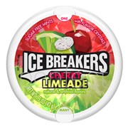 Ice Breakers Cherry Limeade Flavour Mints Tins 42g  8 Pack