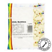 Rainbow Lollies Bag  Milk Bottles 1kg