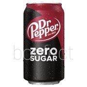 Dr Pepper Original Zero Sugar Soda Can 355ml  12 Pack
