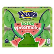 Peeps Sour Watermelon Marshmallow Chicks 10 Pieces 85g