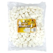 White Cylinder Marshmallows Bag 800g