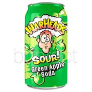 Warheads Green Apple Soda Can 355ml  12 Pack