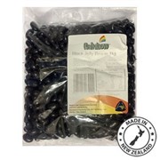 Rainbow Lollies Bag  Black Jelly Beans 1kg