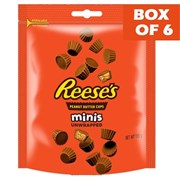Reeses Minis Unwrapped Milk Chocolate Peanut Butter Cups 120g  6 Pack