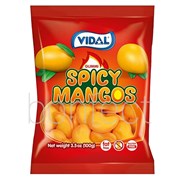 Vidal Spicy Mangos Gummi Bag 100g  14 Pack