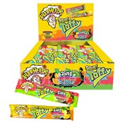 Warheads 2 in 1 Tropical Sour Taffy Bar 42g  24 Pack