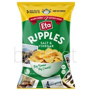 Eta Ripple Cut Salt  Vinegar Chips 150g  12 Pack