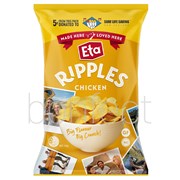 Eta Ripple Cut Chicken Chips 150g  12 Pack