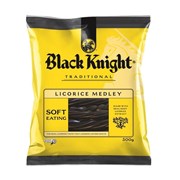 Black Knight Licorice Medley Bag 500g  10 Pack