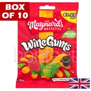 Maynards Wine Gums 165g  10 Bags