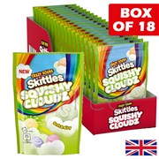Skittles Fruits Squishy Cloudz Sour Pouch Bag 94g  18 Pack