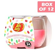 Jelly Belly Strawberry Daiquiri Scented Candle 85g 12 Pack