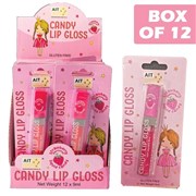 Candy Lip Gloss Strawberry Flavour 9ml  12 Pack