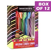 Doschers Gourmet Hand Crafted Peppermint Candy Canes 115g  12 Pack