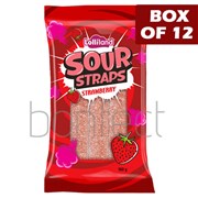 Sour Straps Strawberry 160g  12 Pack