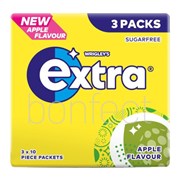 Wrigleys Extra Apple Chewing Gum 3 Piece  20 Pack
