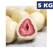 Everfresh White Chocolate Freeze Dries Strawberry Bulk 5kg