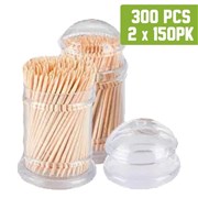 Bamboo Toothpicks 150 Pieces  2 Pack