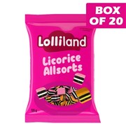 Licorice Allsorts Lollies Bag 135g  20 Pack
