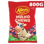 Allens Milko Chews Lollies Bag 800g