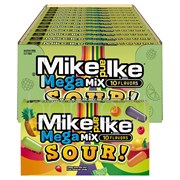 Mike N Ike Mega Mix Sour Movie Theater Box 120g  12 Pack