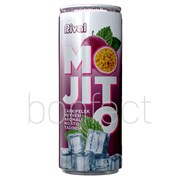 Mojito Passion Fruit Soda Can 250ml  24 Pack