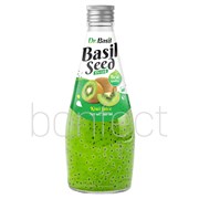 Dr Basil Kiwi Flavor Seed Glass Bottle 290ml  24 Pack