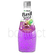 Dr Basil Red Grape Flavor Seed Glass Bottle 290ml  24 Pack