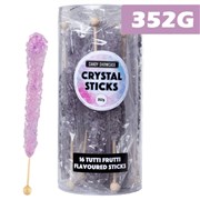 Crystal Candy Sticks Tutti Frutti 16 Pack