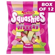 Swizzels Squashies Bag Fizzers Fruit Flavour 140g  12 Pack