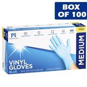 Marinucci Vinyl Gloves Medium Powder Free 100 Pack