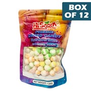 Hisnack Freeze Dried Candy Sour Skittles 120g  12 Pack