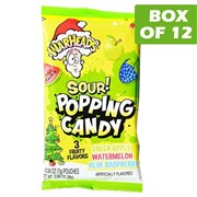 Warheads Christmas Sour Popping Candy 3PK 7g  12 Pack