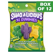 ShaqALicious XL Sour Gummies Candy Bag 175g  12 Pack