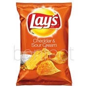 Lays Cheddar  Sour Cream Potato Chips 184g  15 Pack